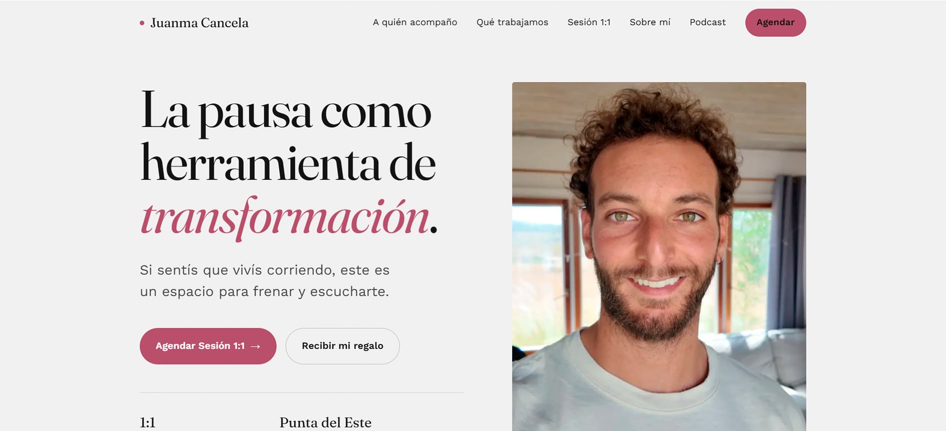 Sitio web Juanma Cancela — coach integrativo